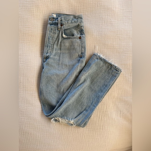 COPY - Agolde Lightwash Jeans size 23 - Picture 1 of 4